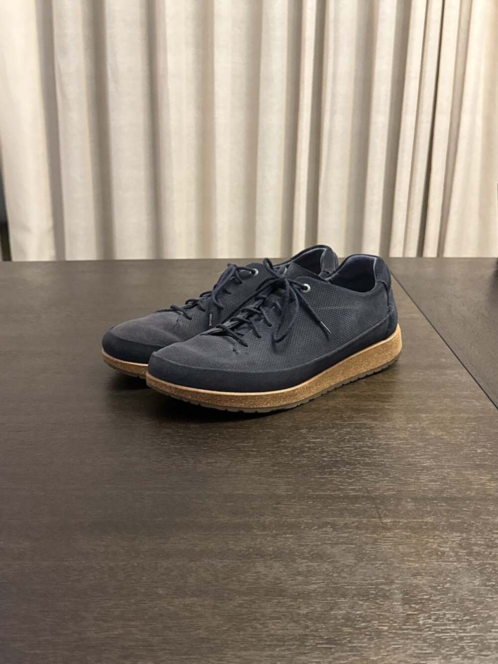 Birkenstock Honnef Low Midnight Suede Leather Sneakers
